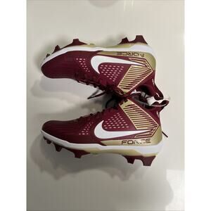 Nike Force Savage Pro 3 Florida State Seminoles Football PE Cleats Mens 11.5 NEW